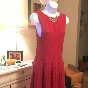 Red Dress from Anthropologie